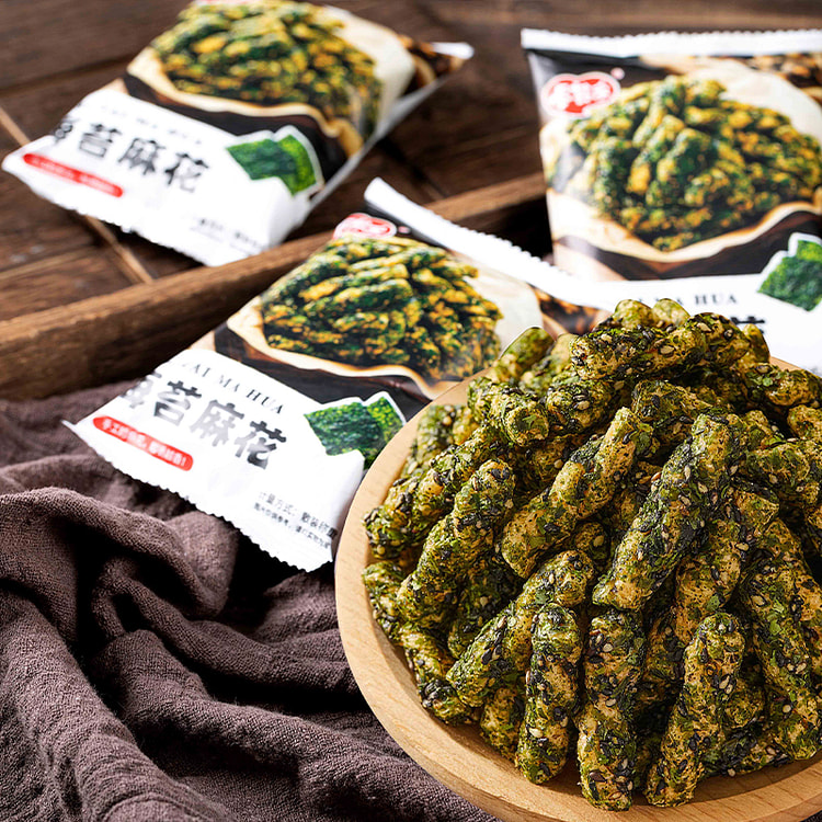 卡其乐海苔麻花10g*5包