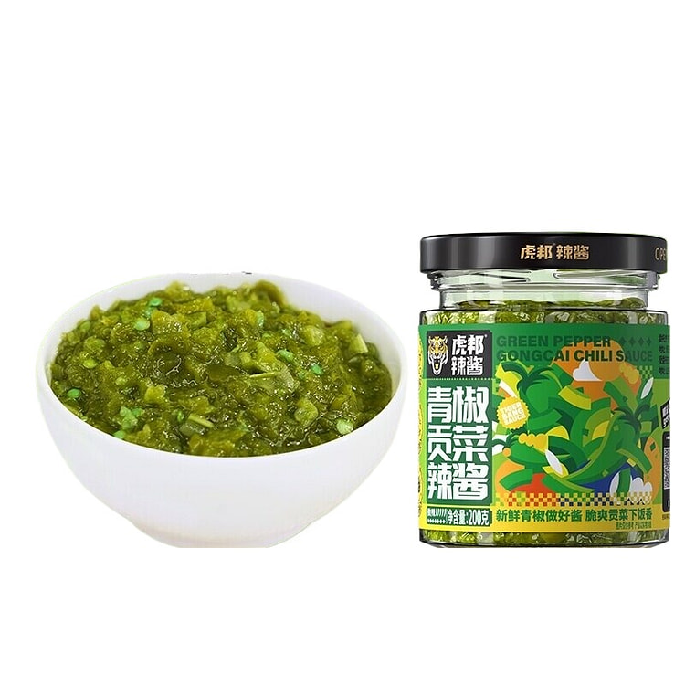 虎邦青椒贡菜辣酱200g*1瓶 200 克