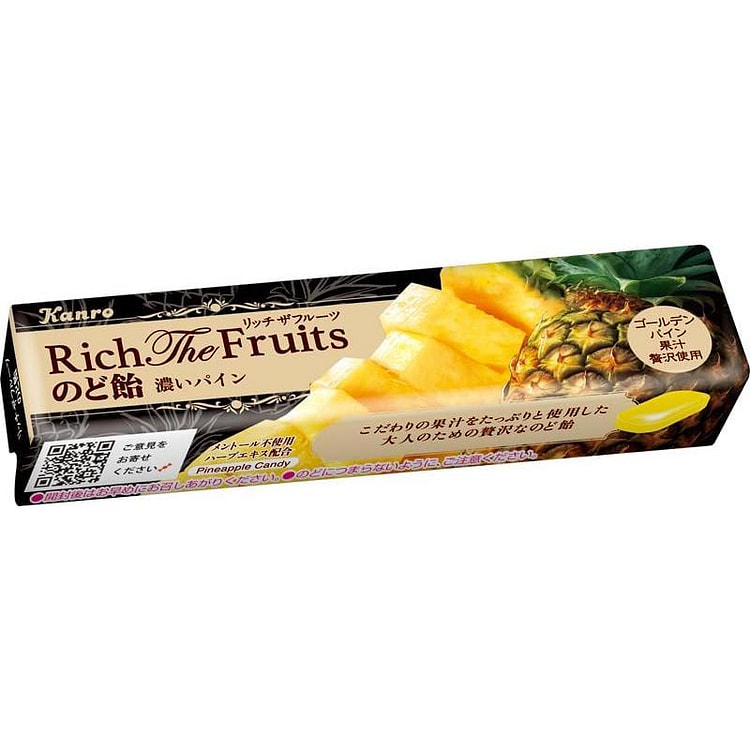 カンロ フルーツのど飴 パイン味 11 粒 1 個