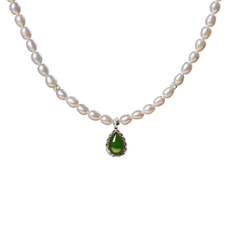 Pearl Necklace,freshwater Bead Necklace Silver11mm 1 box