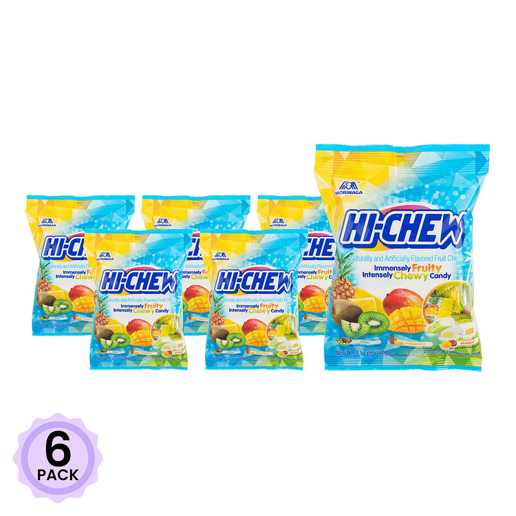 Hi-Chew Tropical Mix Bag 100 g*6 pack