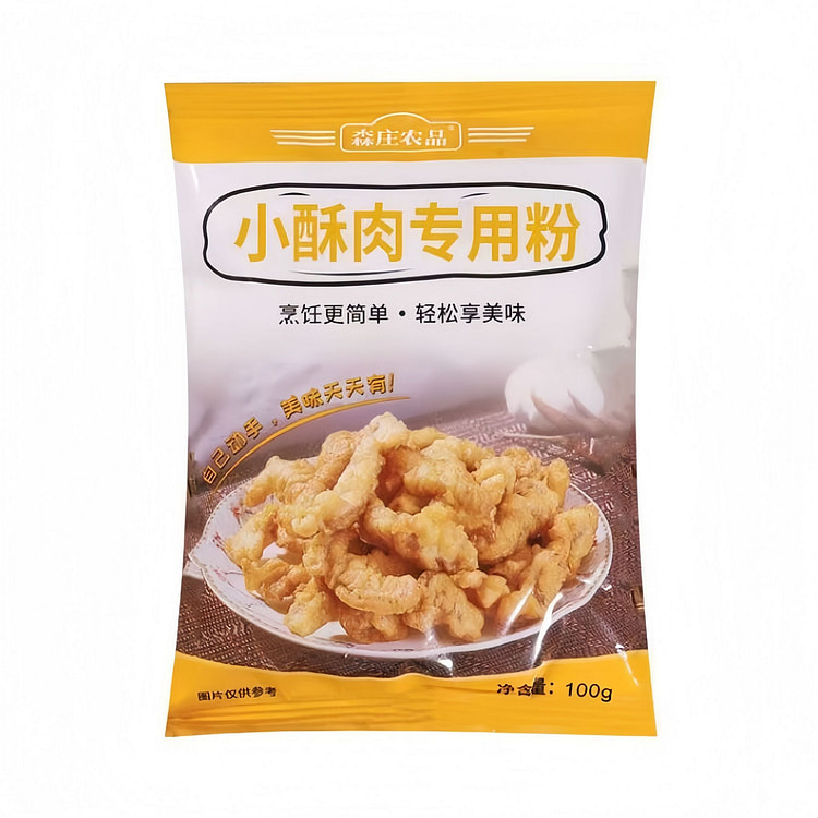Sen Zhuang Farm Crispy Pork Mix 100g*1 Bag 100 g