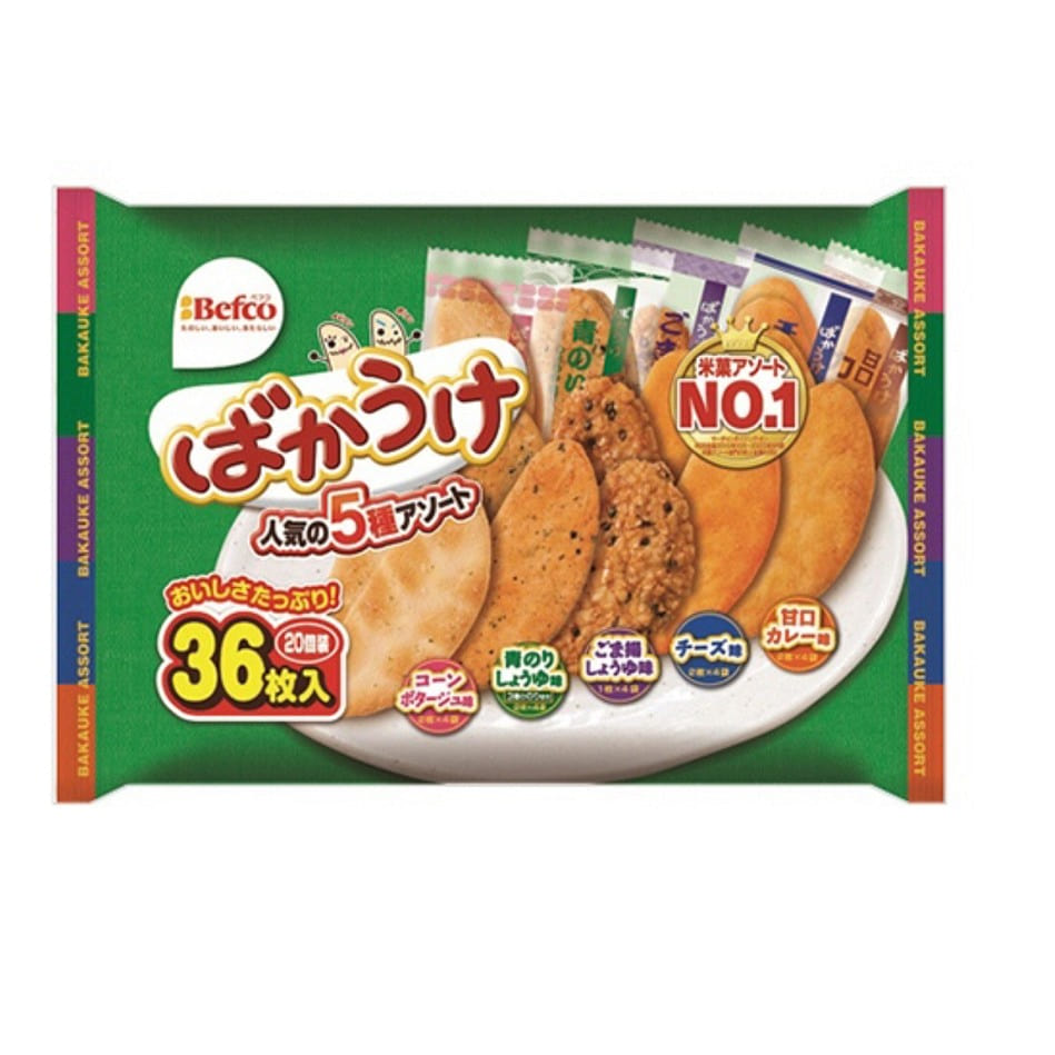 Kuriyama Beika Bakauke Assortment 36 Pieces 1 box