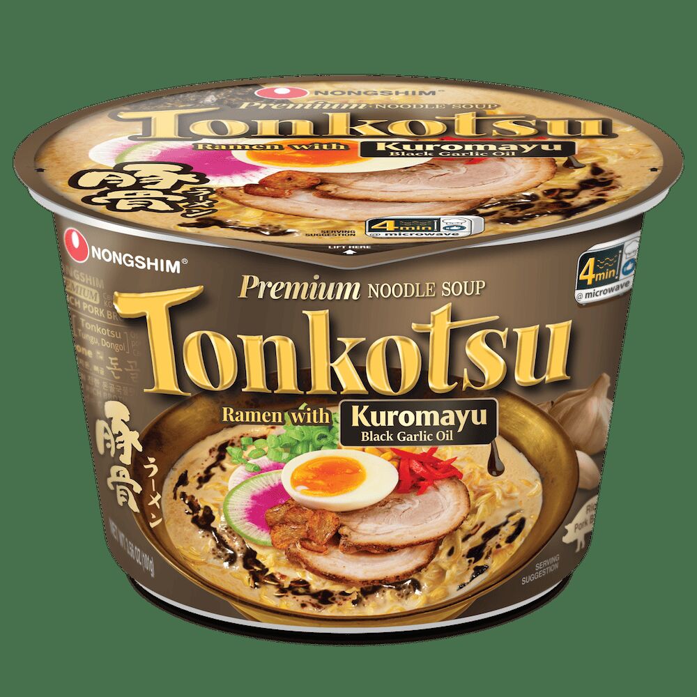 Nongshim Big Bowl Tonkotsu Kuromayu 6 pack 1 each