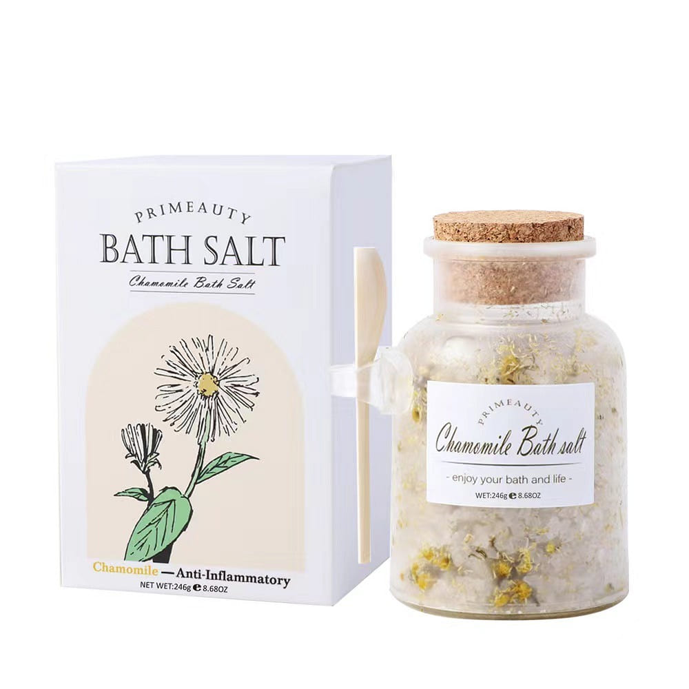 Dried Flower Bath Salts Clean Moisturizing Bath Take Bath Foot Soak-Chamomile 1 each