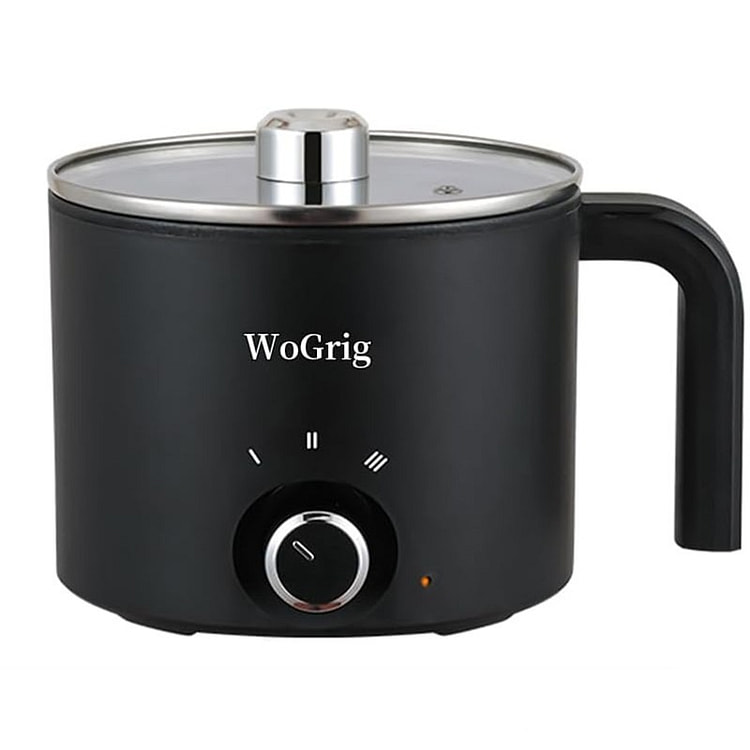 1.8-Liter Electric Hot Pot,Dual-Power Ramen Cooker 1 count