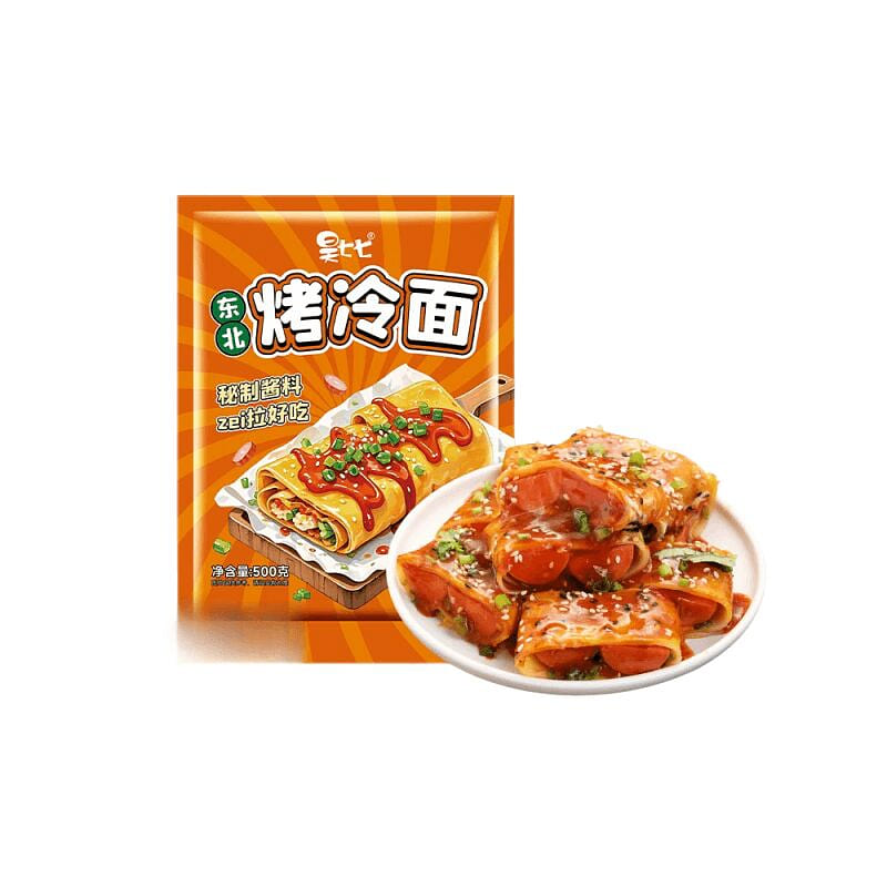 Haoqiqi Northeast Grilled Cold Noodles 500g*1Bag 500 g