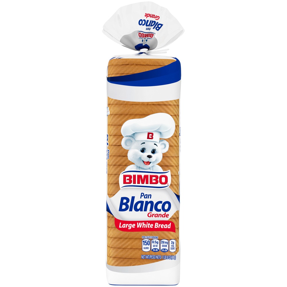 BIMBO Pan Blanco Grande - White Bread Large 24 オンス - Weee!