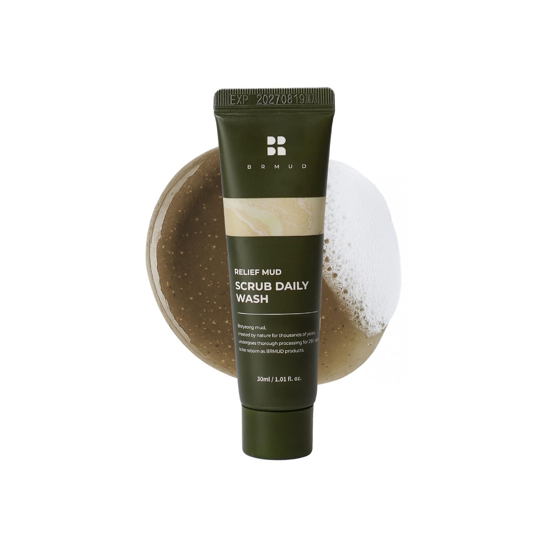 BRMUD Relief Mud Scrub Daily Wash 30ml 0.19 lb