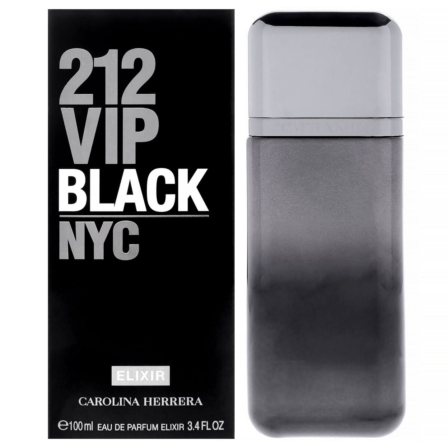 212 VIP Black Elixir by Carolina Herrera for Men 3.4 oz