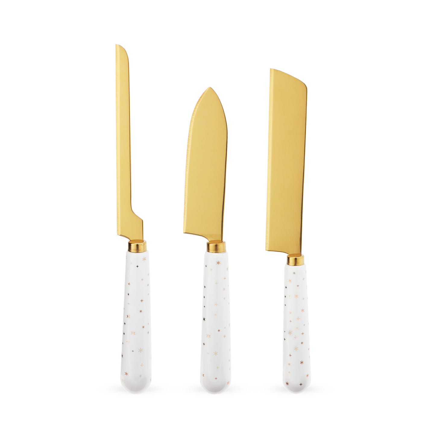 Starlight Cheese Knife Set by Twine® 3 each