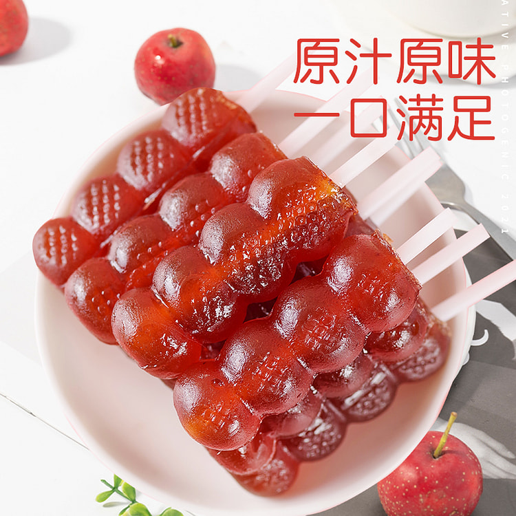 岳先生山楂小串糖葫芦休闲零食80g/袋