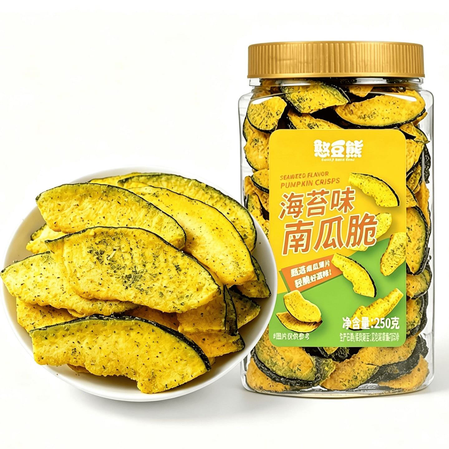 Seaweed-Flavored Baby Pumpkin Crisps 250 g