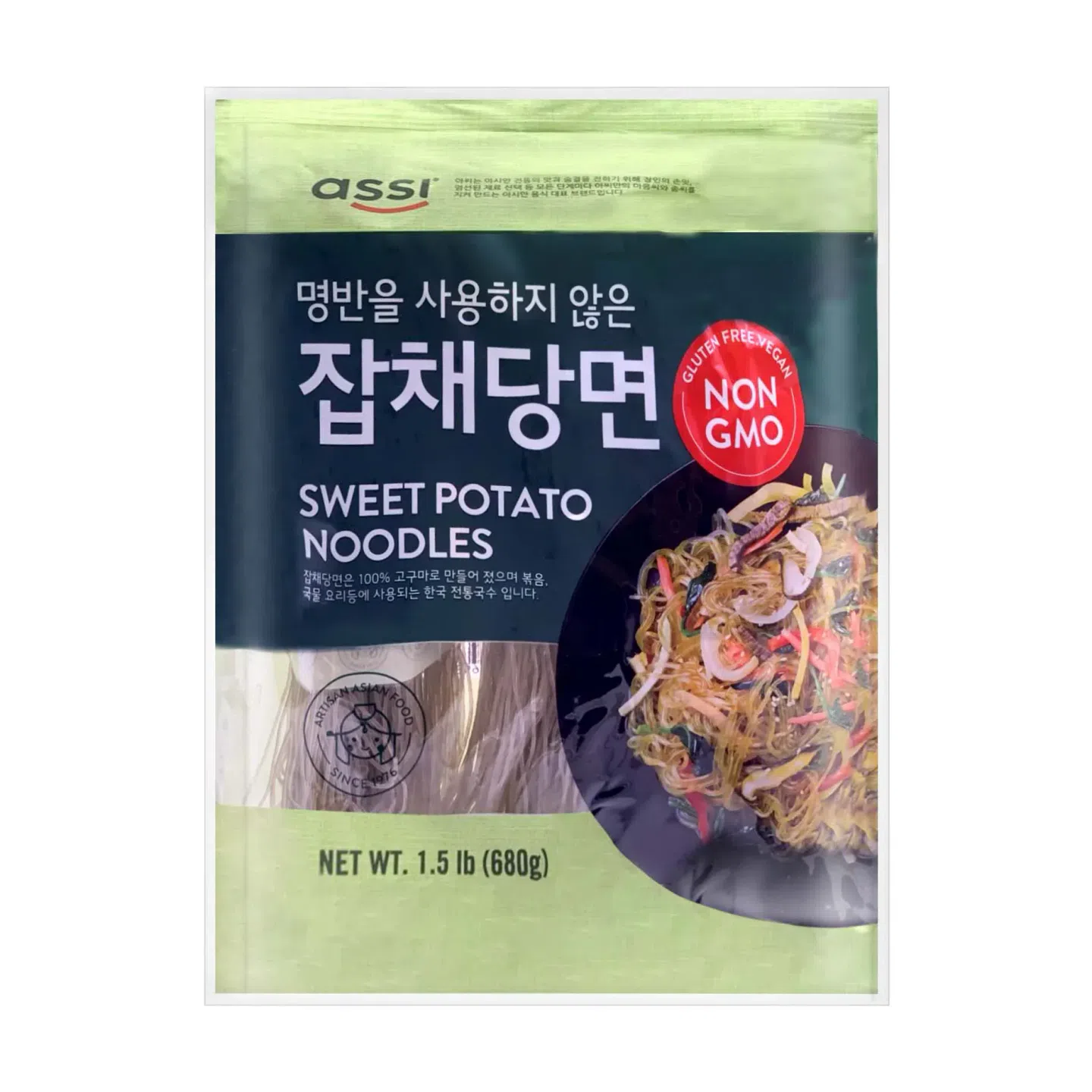 Assi Sweet Potato Japchae Noodles, Medium 1.5 lb 1 each