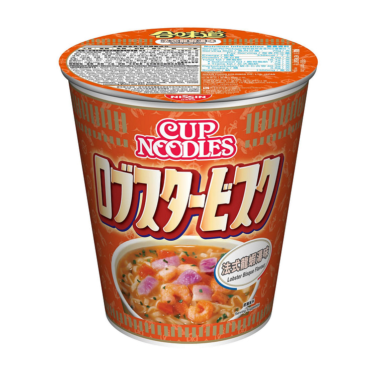 NISSIN Cup Noodles Lobster Bisque Flavor 75g 1 each