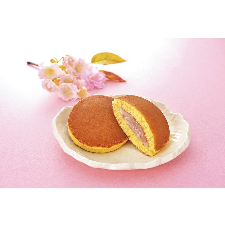 【日本直邮】东京文明堂樱花月三笠白豆沙铜锣烧 1枚