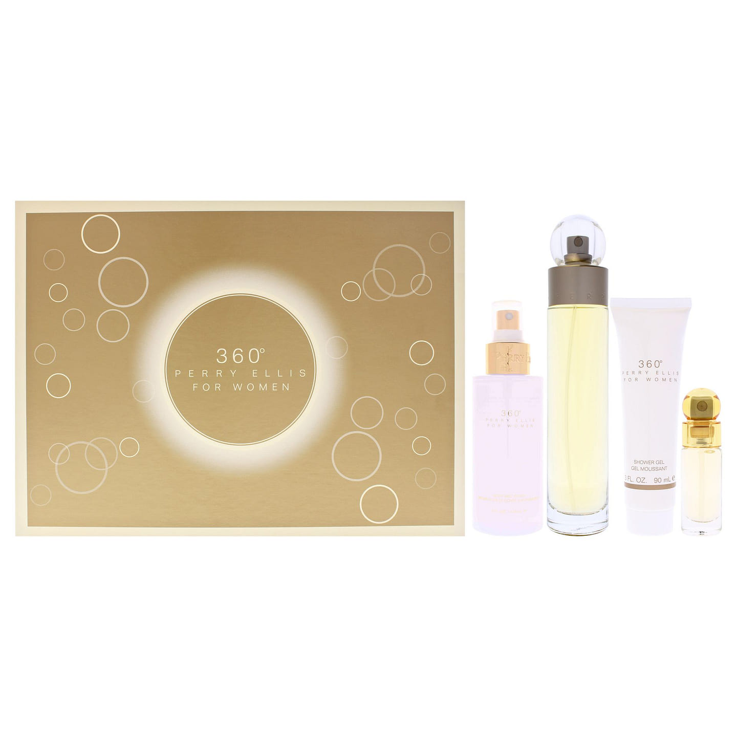 360 by Perry Ellis for Women – 4 Pc Gift Set 4 count