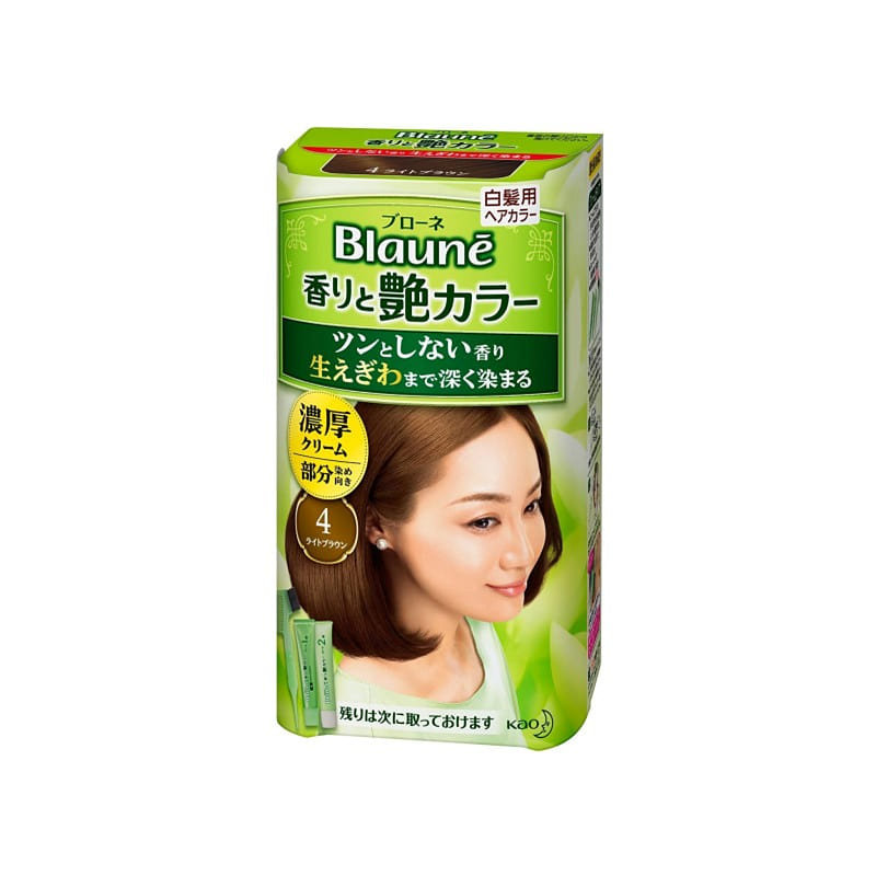 Kao Blaune No. 4 Light Brown Hair Dye 40g*2 80 g