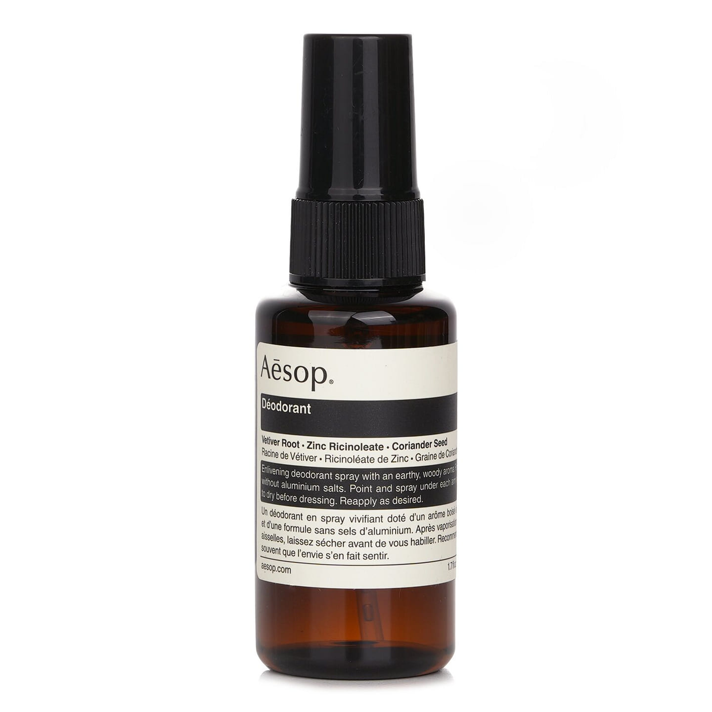 Aesop Underarm antiperspirant spray, antiperspirant and odor-free 50ml/1.62oz 50 ml