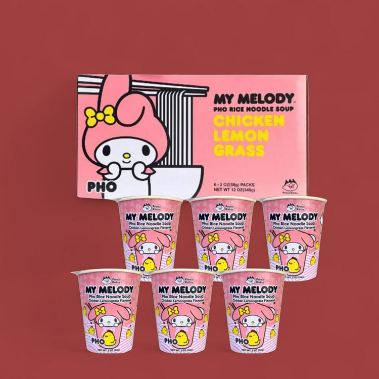 My Melody Pho Rice Noodle Soup, 6-Pack