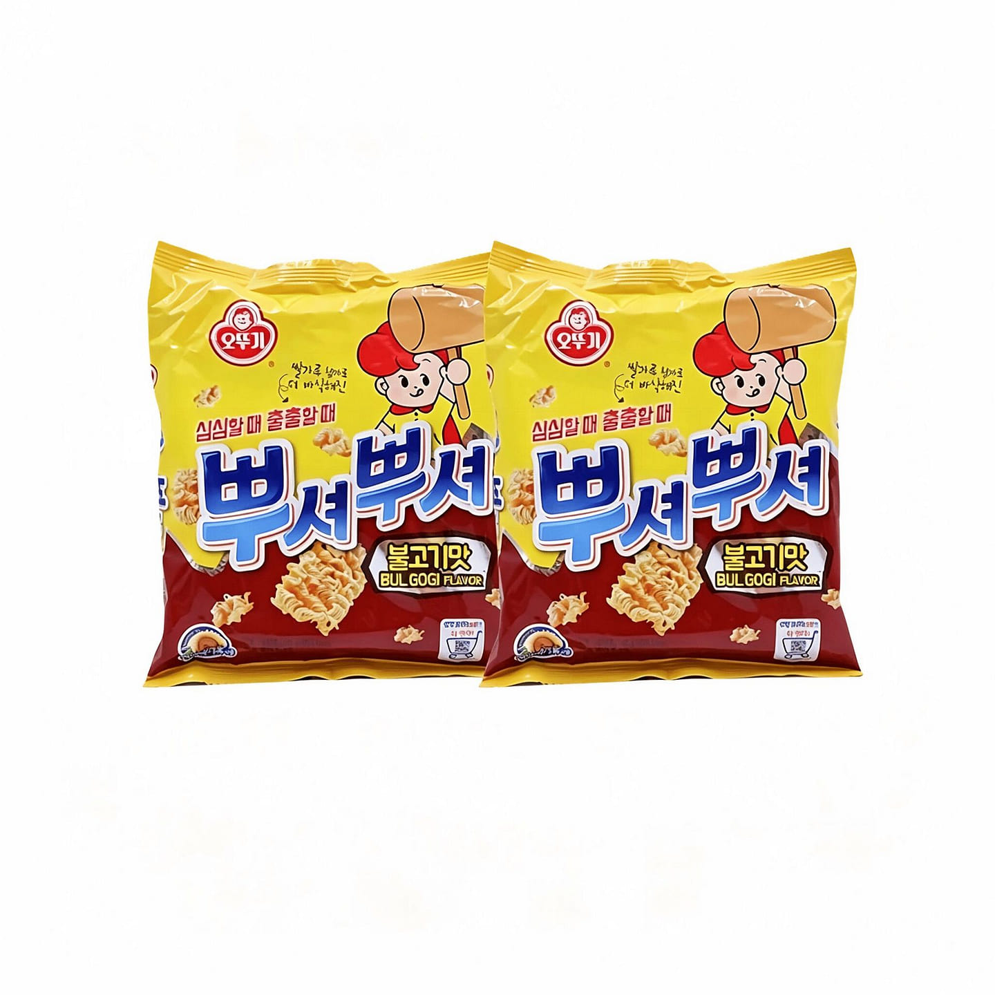 Ottogi BBQ Flavor Crunchy Noodle Snack 90 g