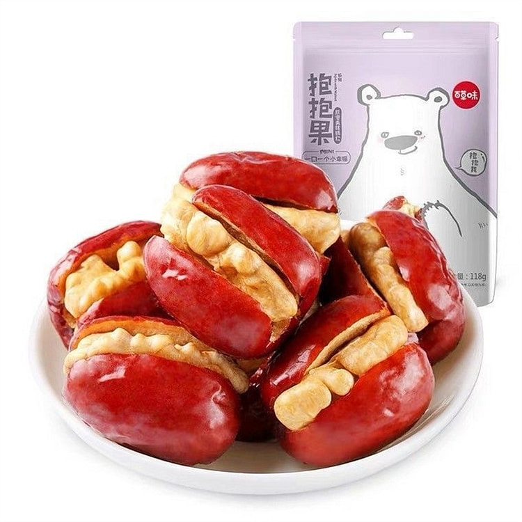 Baicaowei Red Dates Stuffed with Walnuts (118g) 118 g