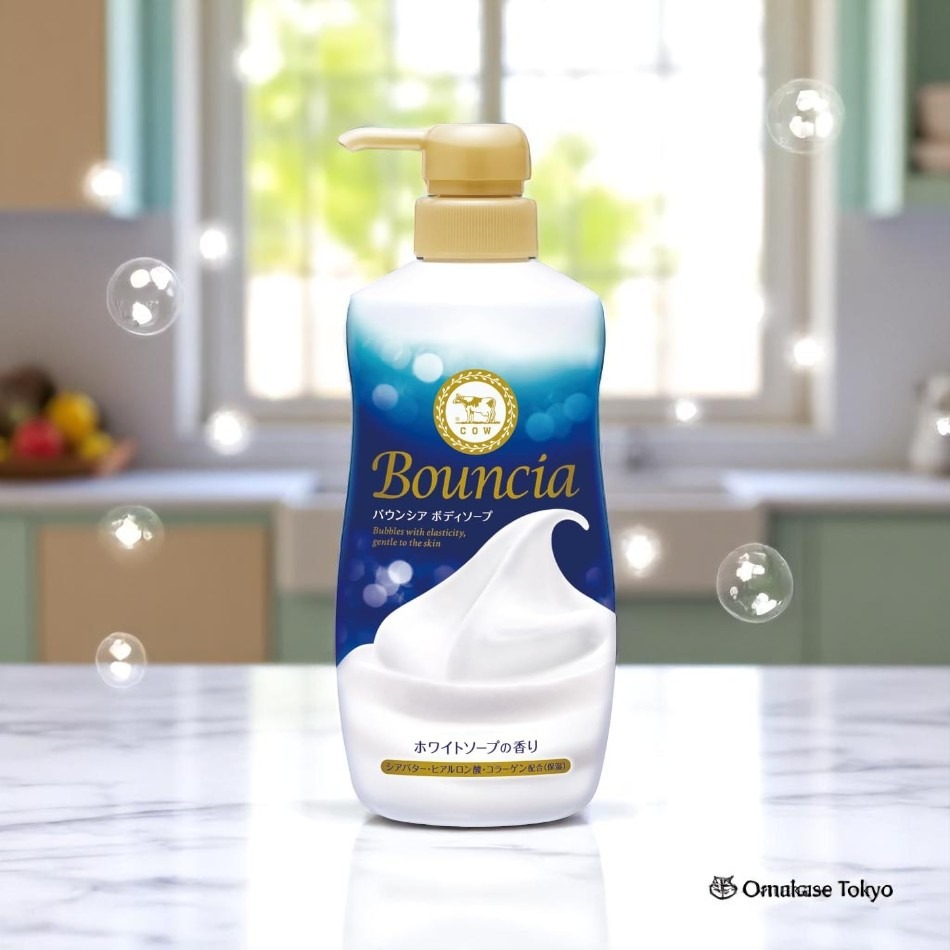 Bouncia Body Soap White Soap pump 480ml 480 ml
