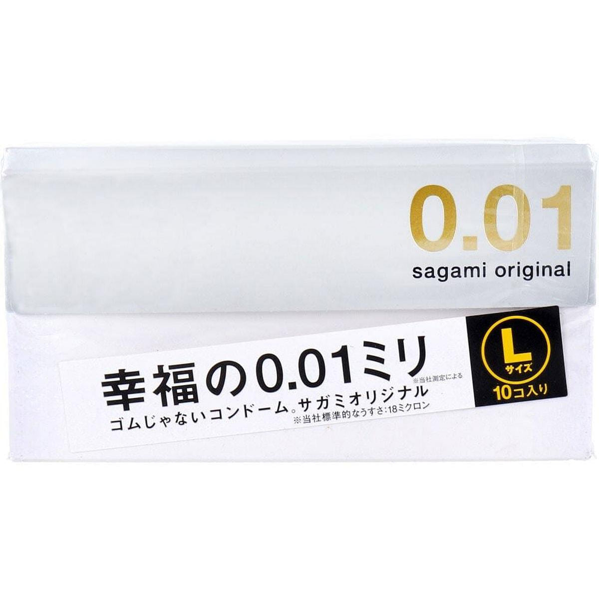 SAGAMI ORIGINAL 001 Ultra Thin 0.01mm LSize 10pcs/ 1 box