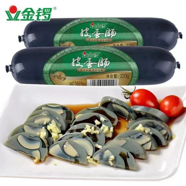 金锣皮蛋肠 下酒菜皮蛋瘦肉粥  220g*1根