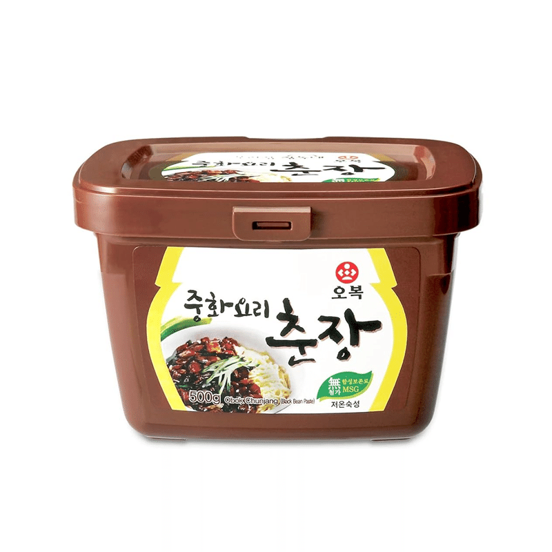 Korean Black Bean Paste Sauce for Jjajangmyeon 1.1 Pound 500 g