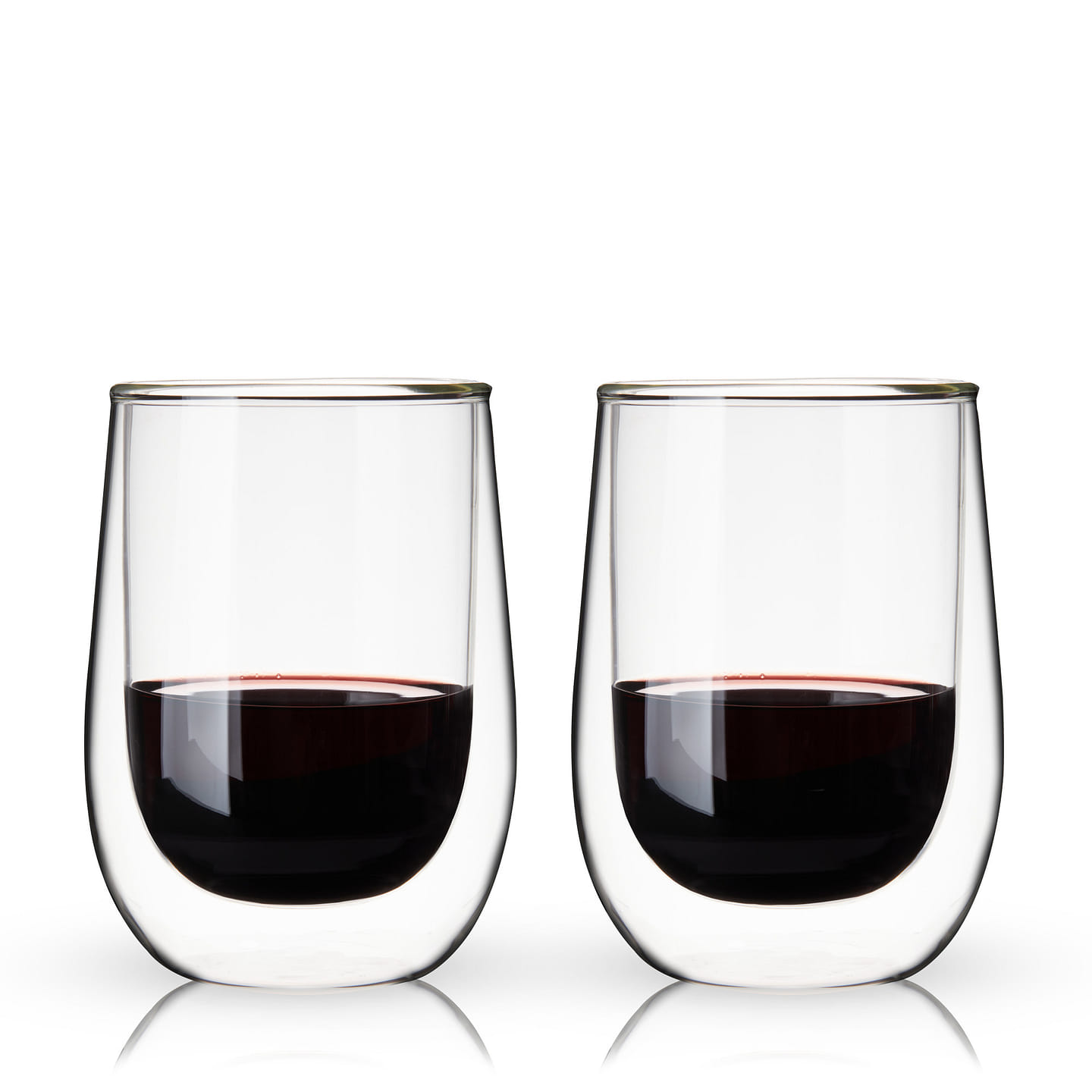 Double Walled Wine Glasses by True 2 each