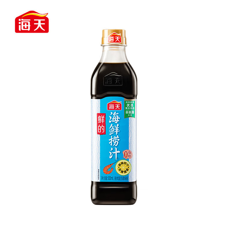 海天 海鲜捞汁 0脂生腌汁 凉拌调味汁 祛腥提鲜 500 克