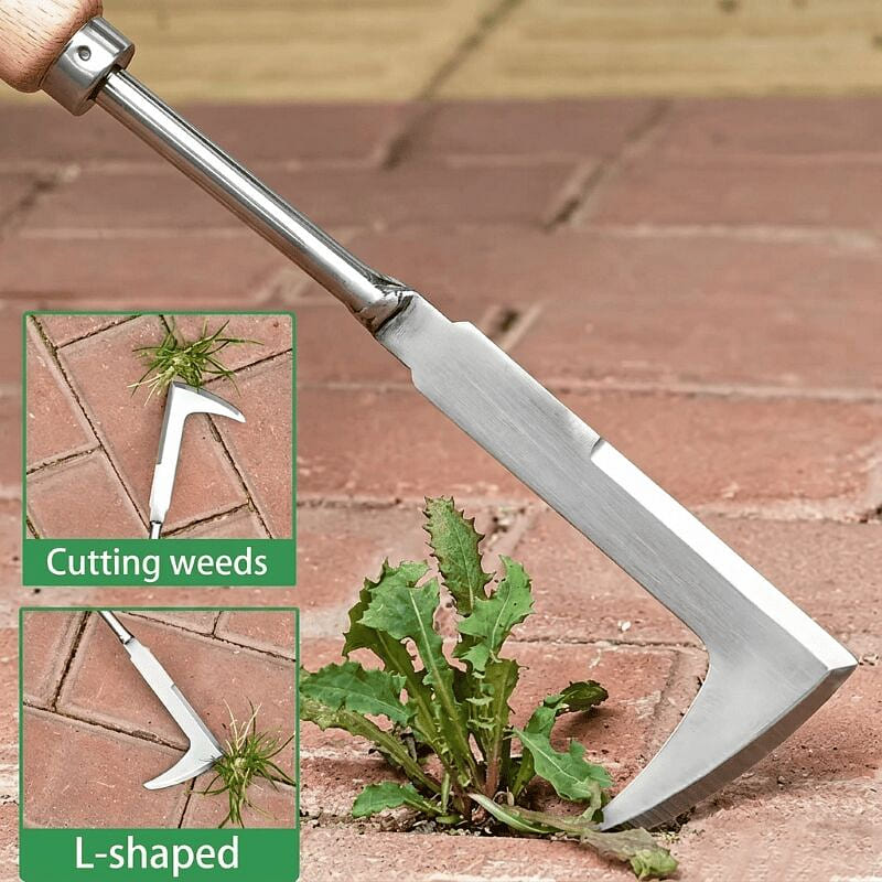 3 Stainless Steel Gap Weeding Tool, L-Shaped 3 count