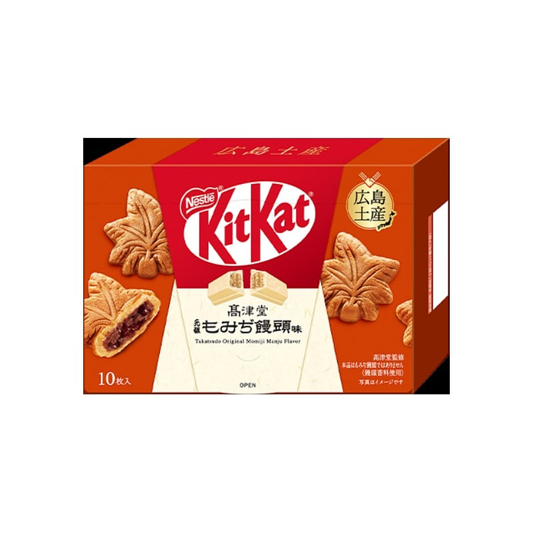 KitKat 高津堂 元祖枫叶饼味威化饼 10枚