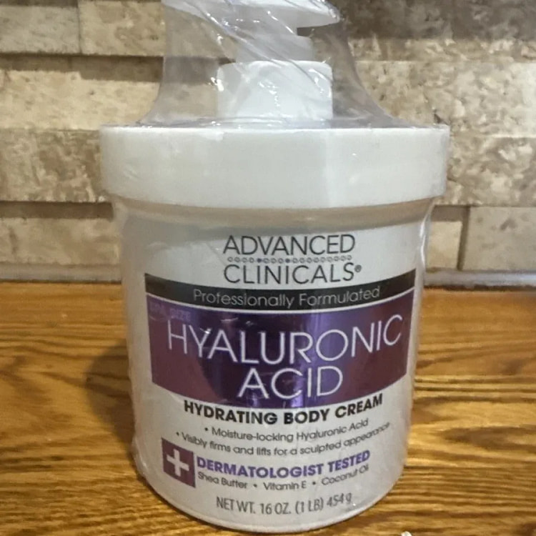 Hyaluronic Acid, Hydrating Body Cream, 16 oz (454 70 pack