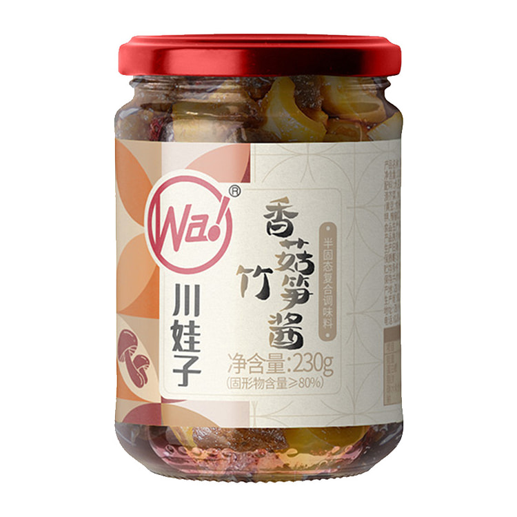 川娃子 香菇竹笋酱230g*1瓶
