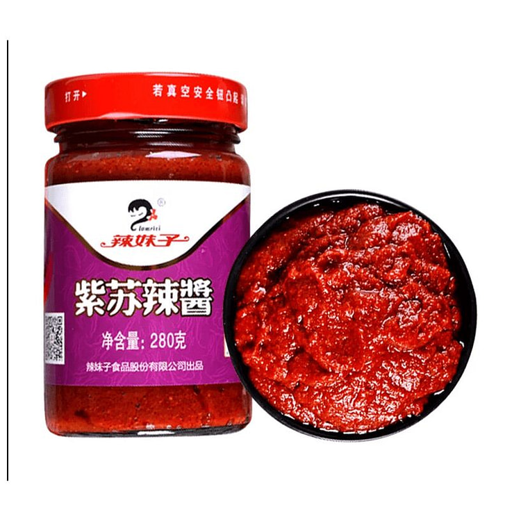 辣妹子   紫苏辣椒酱湖南特产   280g*1瓶