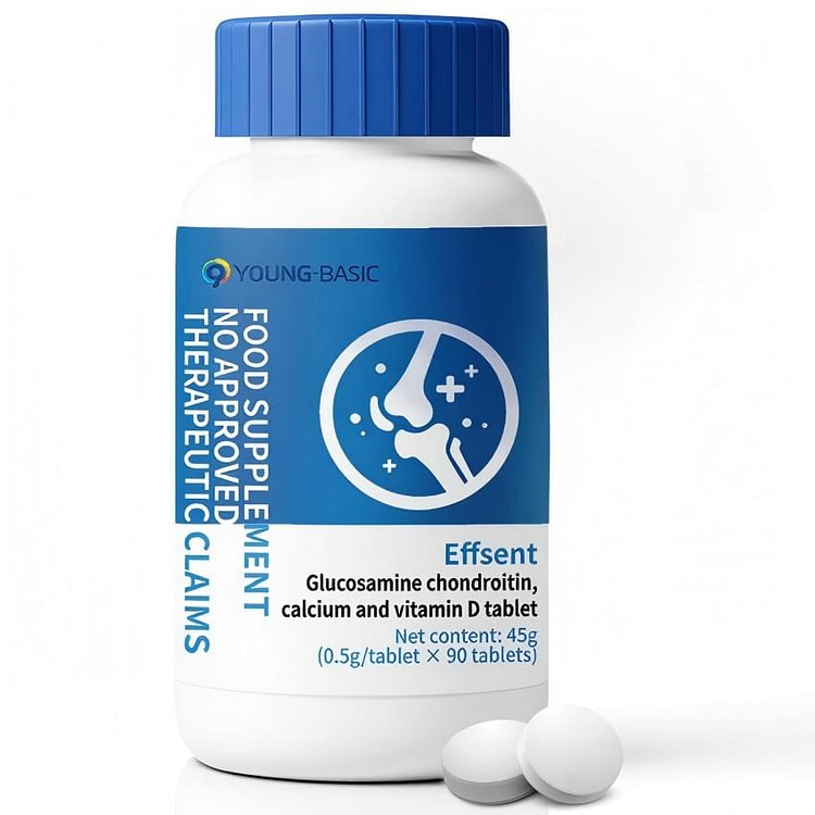 999 汉方臻选 氨基葡萄糖软骨素钙片，每瓶45g 1 瓶