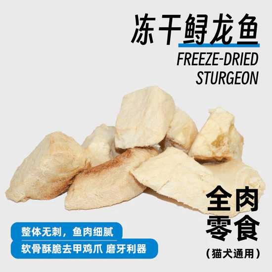 Sturgeon Arowana Freeze-Dried Pet Treats 1 each