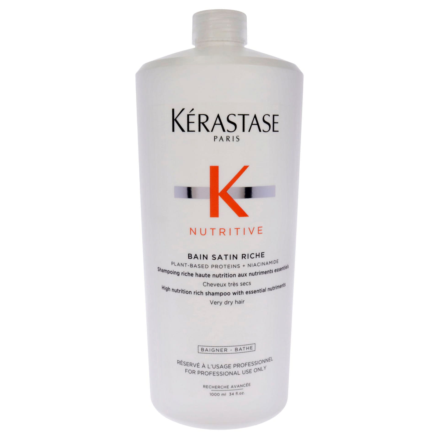 Nutritive High Nutrition Rich Shampoo by Kerastase for Unisex – 34 oz Shampoo 34 oz