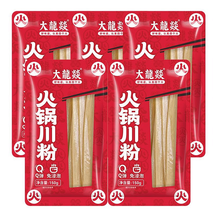 大龙燚火锅川粉速食火锅食材宽粉150g*5 150 克
