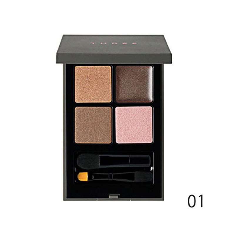 Three 4D-Plus Eye Palette #01 CloseToYourHeart 6.4 g