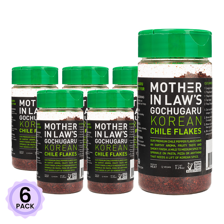 Mother in Law's Gochugaru Korean Chile Flakes 3.25 oz*6 pack