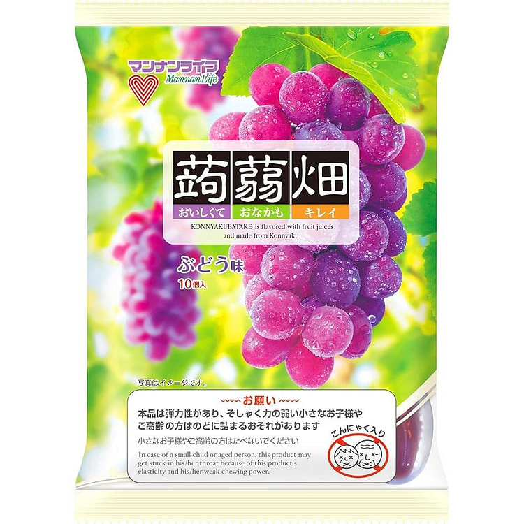 Mannanlife 葡萄味 蒟蒻 果冻 250g