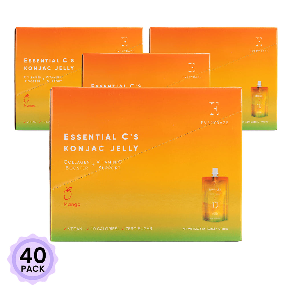 Everydaze Essential C's Collagen & Vitamin C Konjac Jelly Mango Flavor 150 ml*40 pack