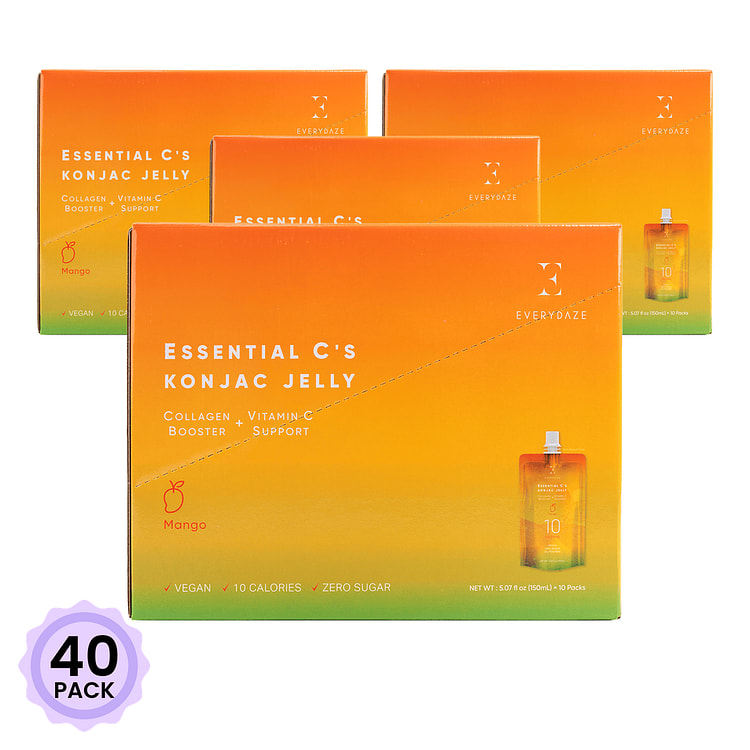 Everydaze Essential C 胶原蛋白 维生素C 果冻 芒果味 150 毫升*40 包