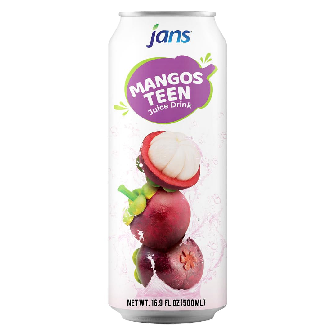 Jans 30% Mangosteen Juice with Pulp Pack of 1 16.9 oz