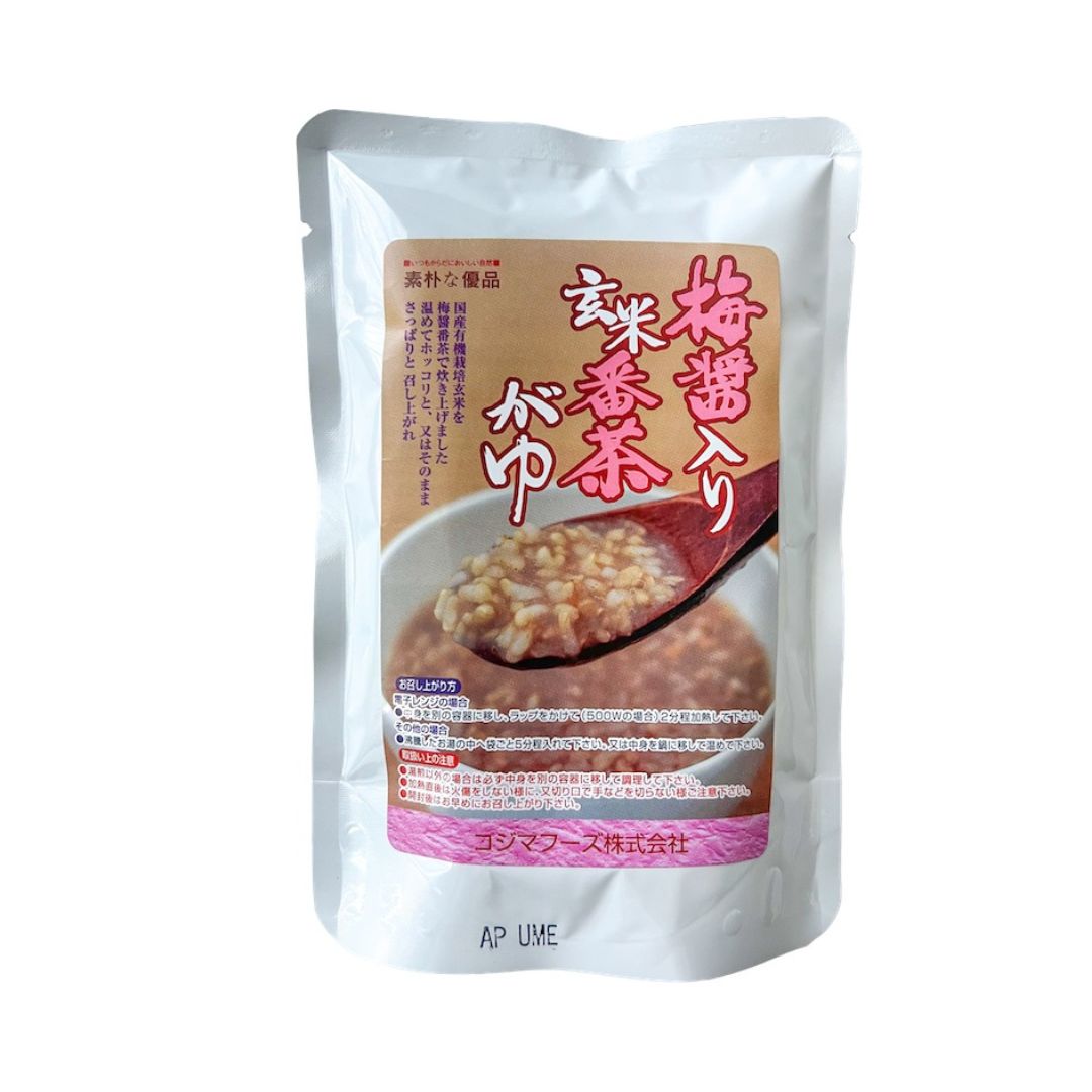 Ume (Japanese Plum), Soy Sauce & Bancha (Green Tea) Brown Rice Okayu (Porridge) 1 phần