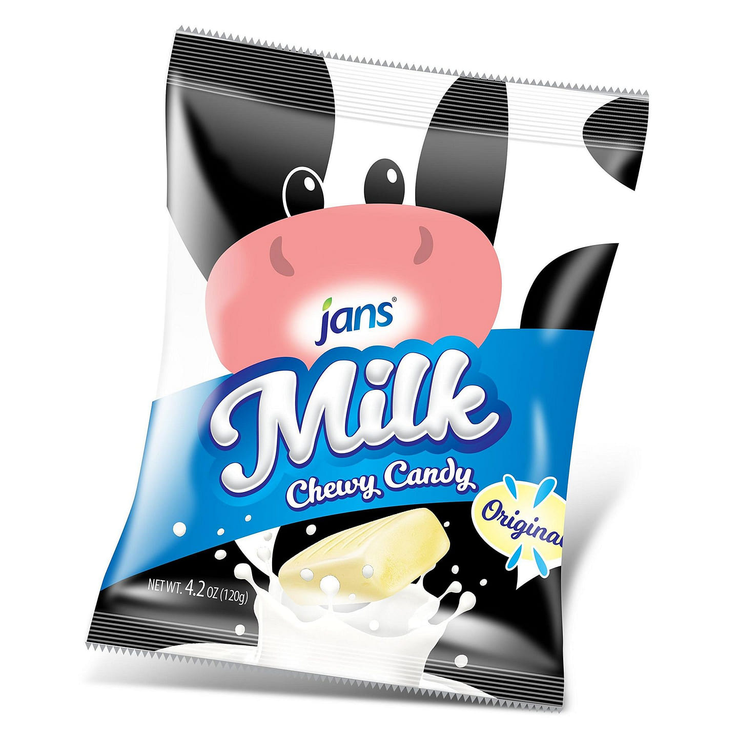 Jans – Milk Chewy Candy Milk Flavor – Pack of 20 4.2 oz*20 pack