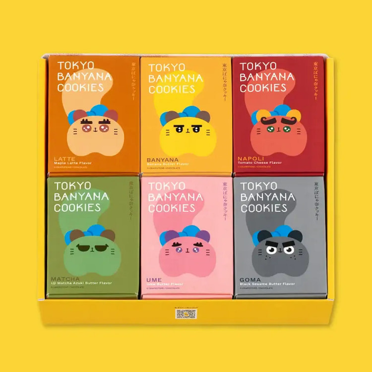 TOKYO BANANA Cookies 6 Flavors
